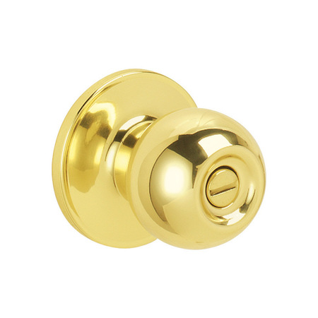 SCHLAGE Privacy Knob Bright Bras J40CNA605